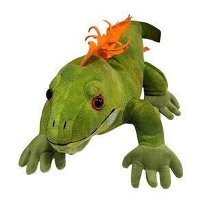 Wild Republic Green Iguana Plush Stuffed Animal Realistic Lizard Toy